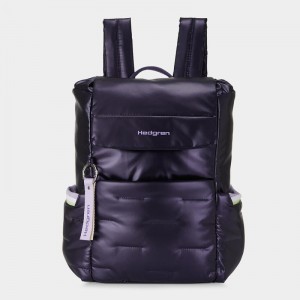 Hedgren Billowy Women's Backpacks Purple Deep Blue | YST2563SY