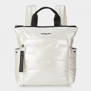 Hedgren Comfy Women's Backpacks White | QAU3128NX