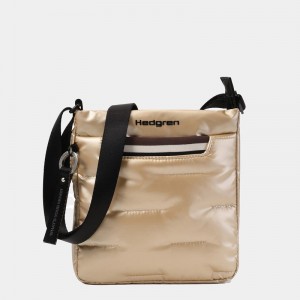 Hedgren Cushy Women's Crossbody Bags Beige | ILE8842JL