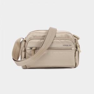 Hedgren Emily Women's Crossbody Bags Beige | PCU1579KH