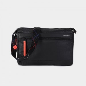 Hedgren Eye Medium Women's Shoulder Bags Black Coral | YYS4569PT