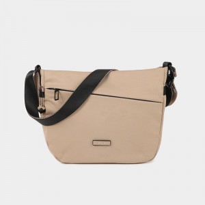 Hedgren Gravity Women's Crossbody Bags Grey Beige | HQC6458LL