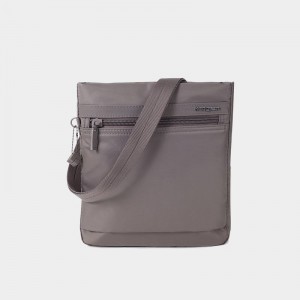 Hedgren Leonce Women's Shoulder Bags Grey Brown | BJX5935ZQ