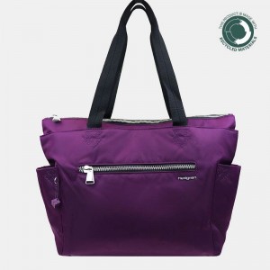 Hedgren Margaret Sustainably Made Women's Tote Bags Purple | QID2879YW