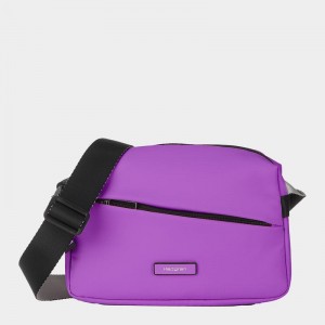 Hedgren Neutron Small Women's Crossbody Bags Purple | AGG5326YH