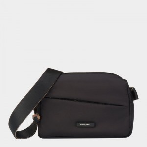 Hedgren Neutron Small Women's Crossbody Bags Black | QUM287JJ