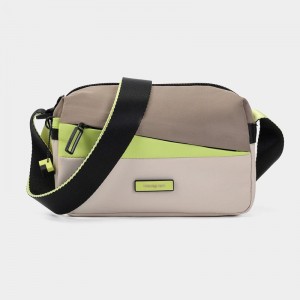 Hedgren Neutron Small Women's Crossbody Bags Beige | IGM2896QB