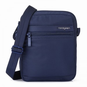 Hedgren Rush Women's Crossbody Bags Dark Blue | EFS9380QT