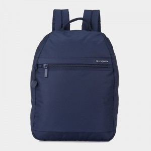 Hedgren Vogue Large Women's Backpacks Dark Blue | NYW7281ZR