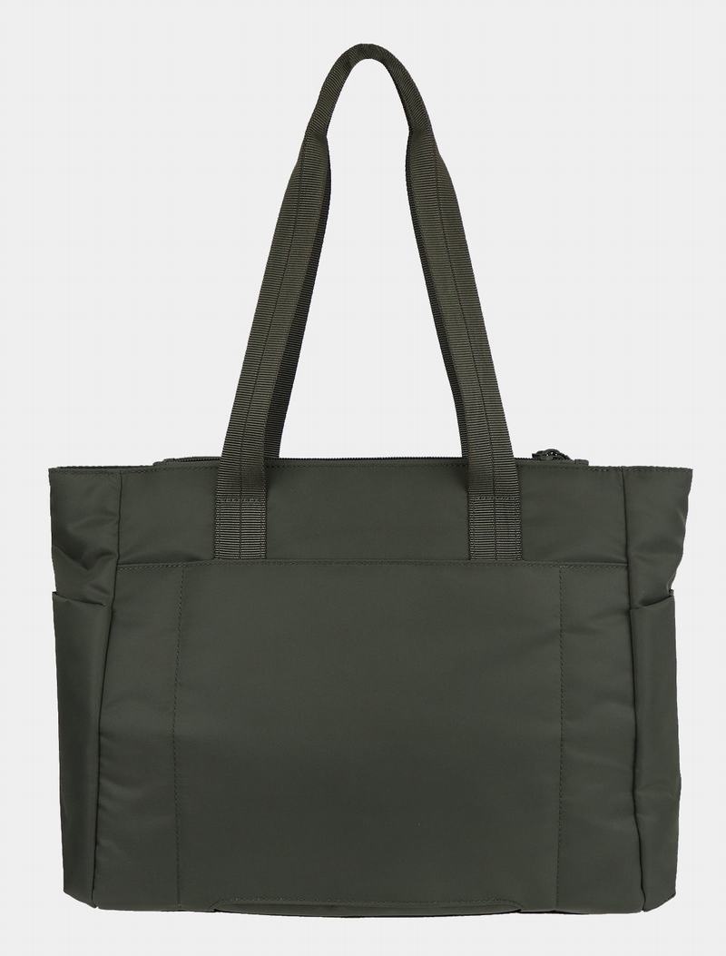 Hedgren Achiever Women's Tote Bags Dark Green | XZS5998YF