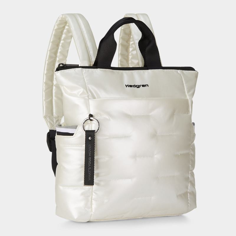 Hedgren Comfy Women's Backpacks White | QAU3128NX