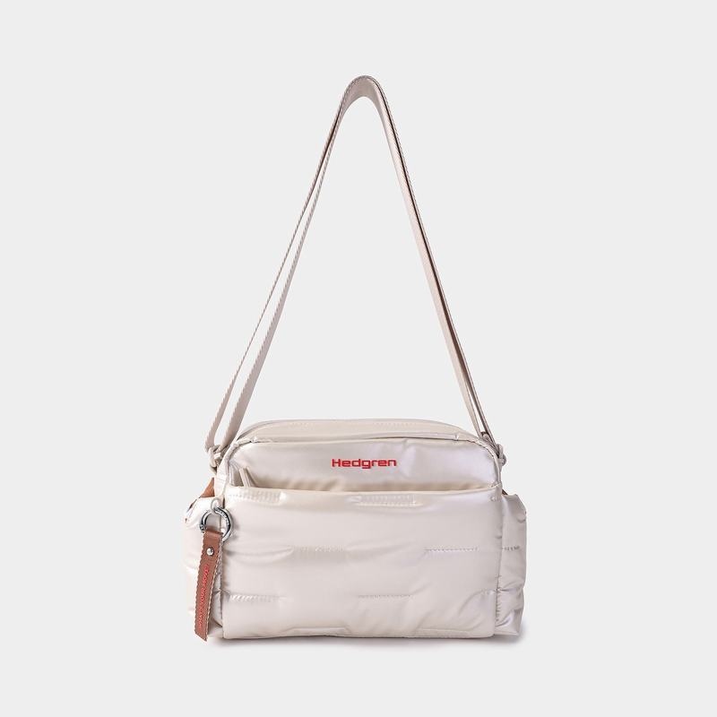 Hedgren Cozy Women's Shoulder Bags Beige | RDS9967TH