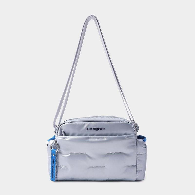 Hedgren Cozy Women's Shoulder Bags Light Blue | CNQ1097BG