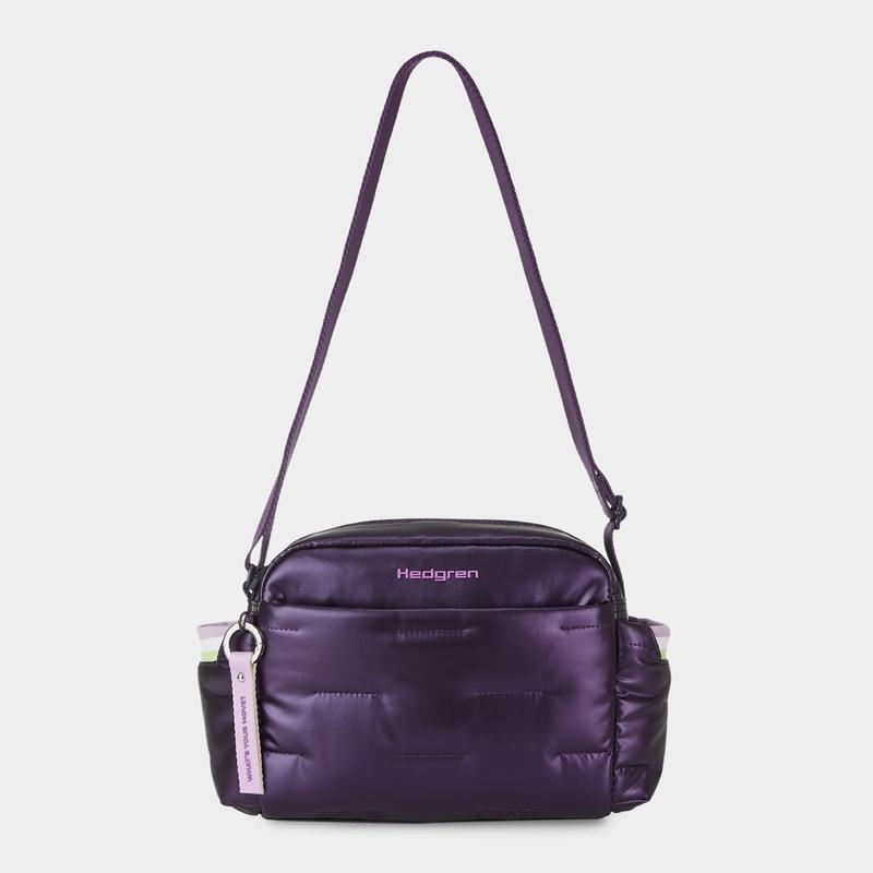 Hedgren Cozy Women's Shoulder Bags Purple Deep Blue | ZPG4572DQ