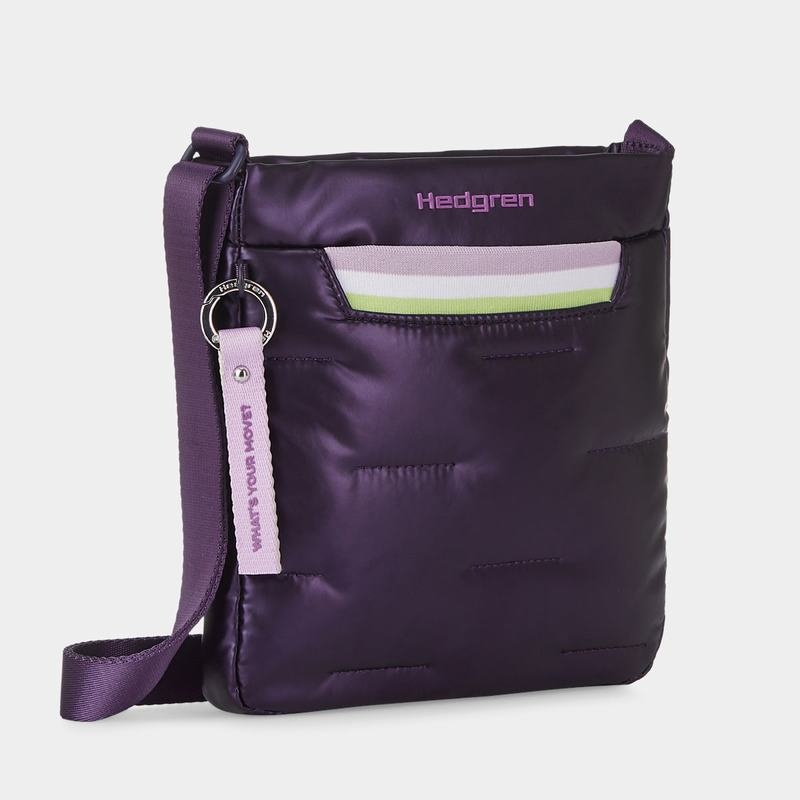 Hedgren Cushy Women's Crossbody Bags Purple Deep Blue | ZRJ993KH