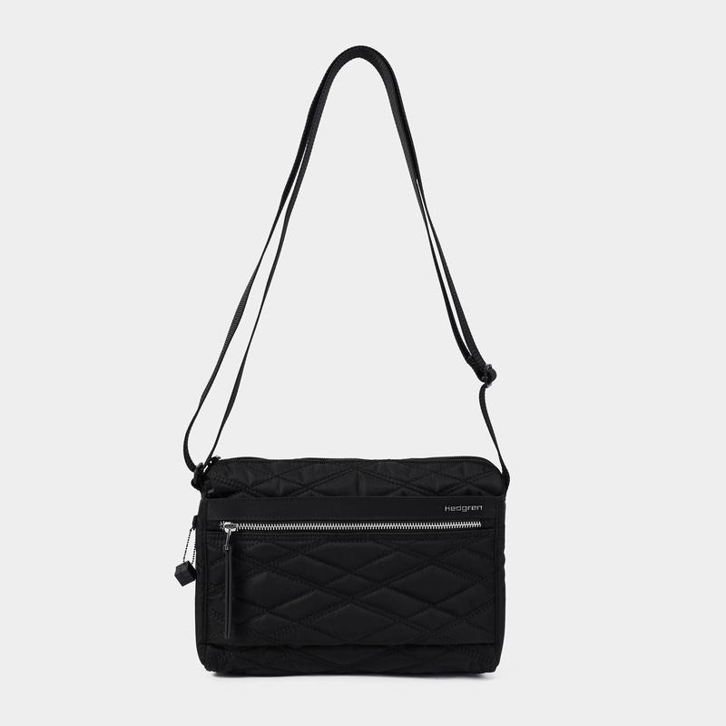 Hedgren Eye Medium Women's Shoulder Bags Black | MJD5568SG