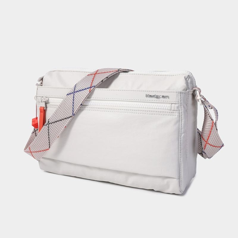 Hedgren Eye Medium Women's Shoulder Bags White Grey | VIY562JZ