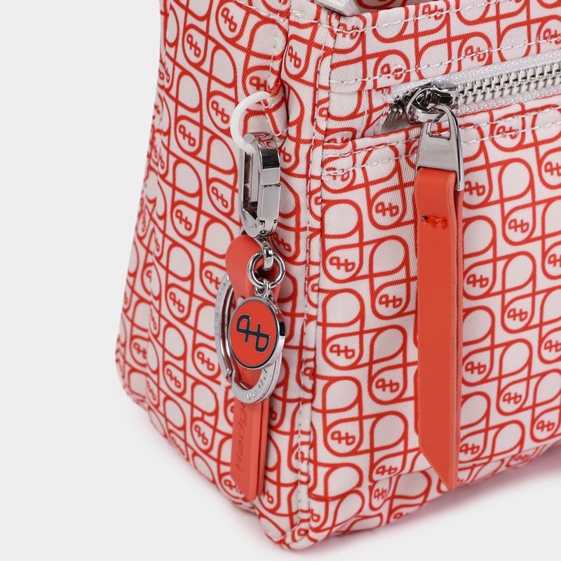 Hedgren Eye Women's Shoulder Bags Orange Coral Grey | PHW96100IN