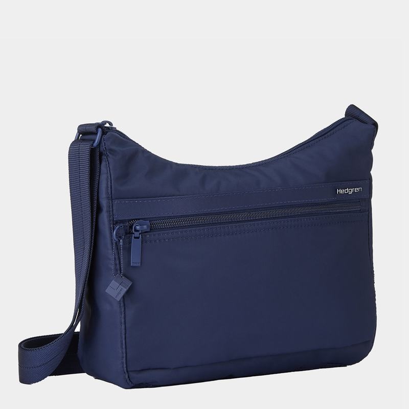 Hedgren Harper's Rfid Women's Shoulder Bags Dark Blue | MGY2547CP