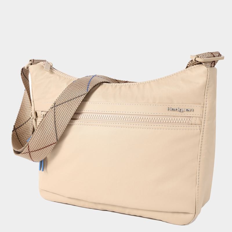 Hedgren Harper's Rfid Women's Shoulder Bags Beige | BRD4182TD