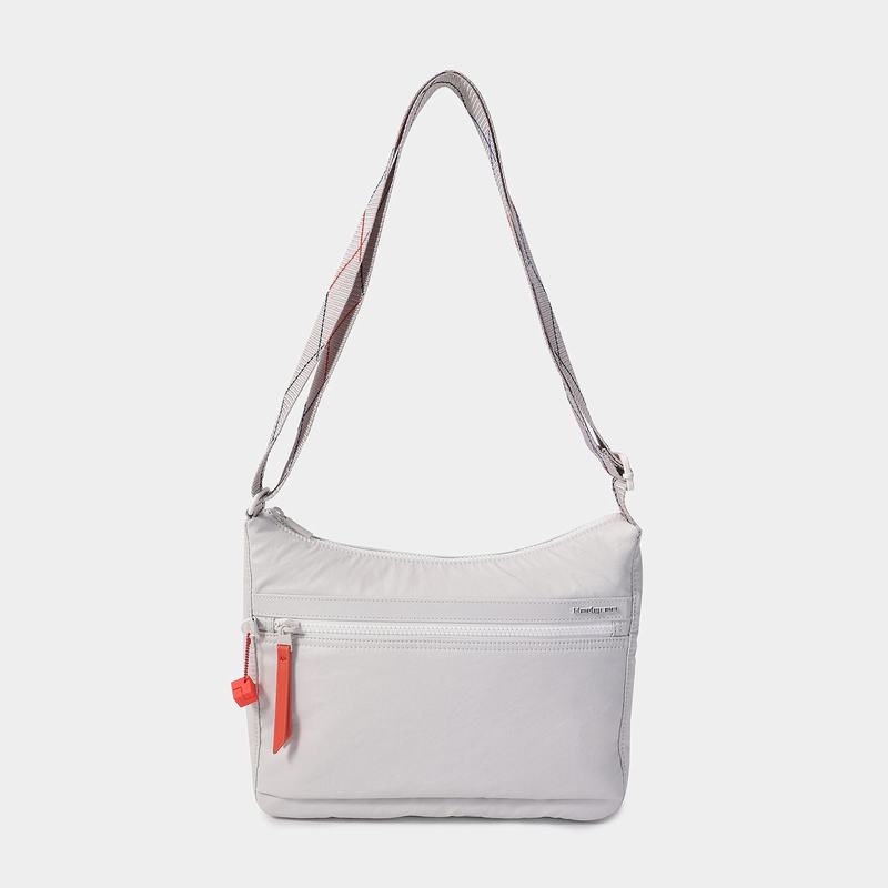 Hedgren Harpers Women's Crossbody Bags White Grey | YIP732IE