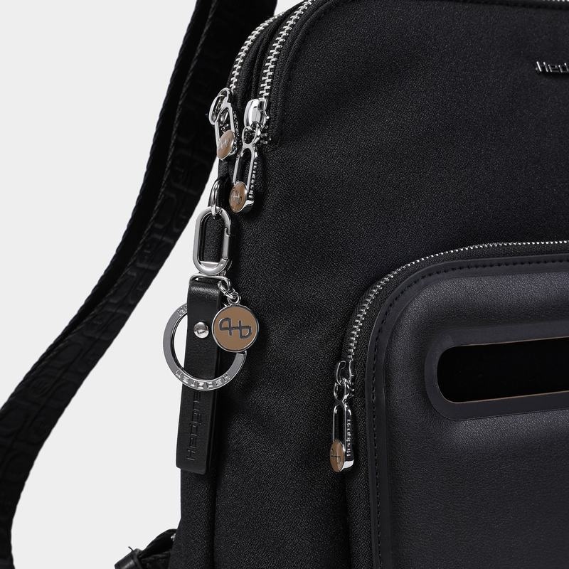 Hedgren Latte Women's Backpacks Black | ZFM5270OD