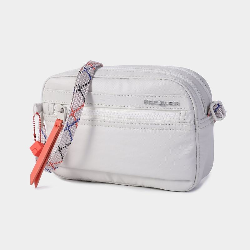 Hedgren Maia Women's Crossbody Bags White Grey | DGR8141WV