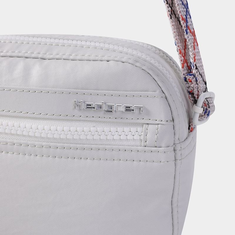 Hedgren Maia Women's Crossbody Bags White Grey | DGR8141WV