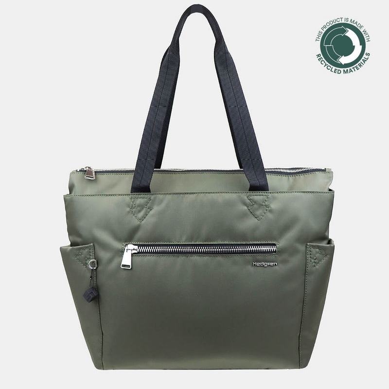 Hedgren Margaret Sustainably Made Women\'s Tote Bags Green | QLJ6548VN