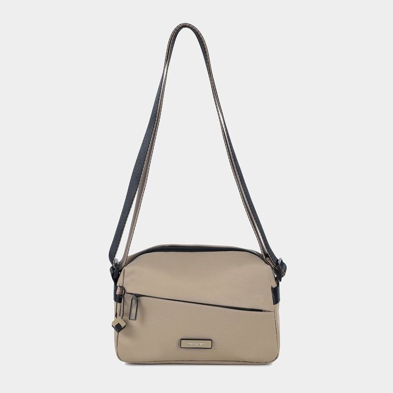 Hedgren Neutron Small Women's Crossbody Bags Grey Beige | EYZ9298FY