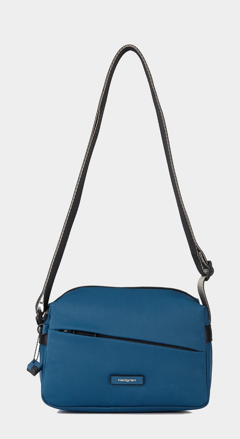 Hedgren Neutron Small Women's Crossbody Bags Blue | ORM2886EZ