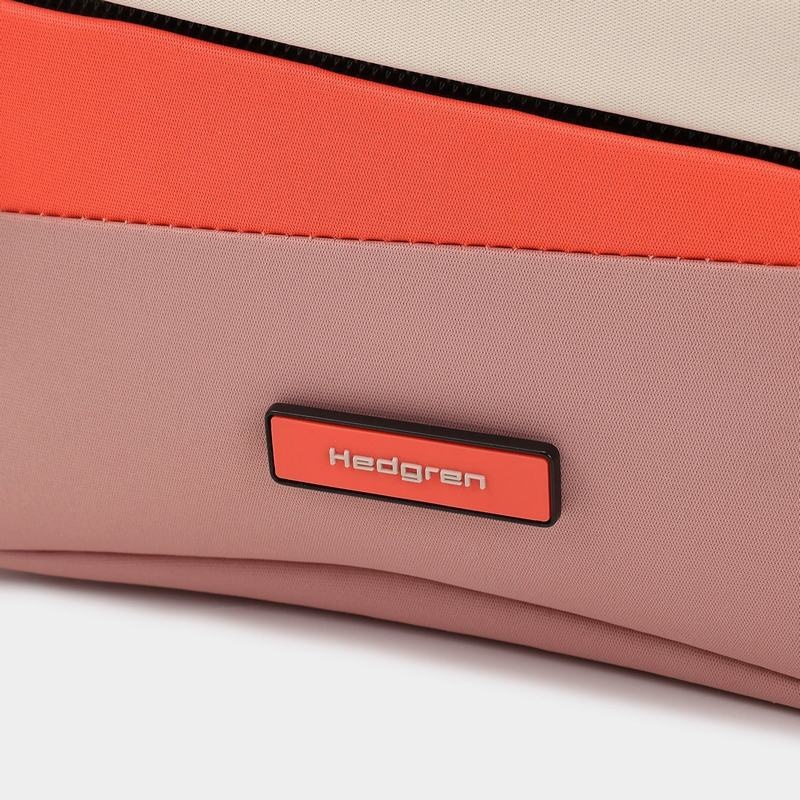 Hedgren Neutron Small Women's Crossbody Bags Pink Orange | SHW3868AX