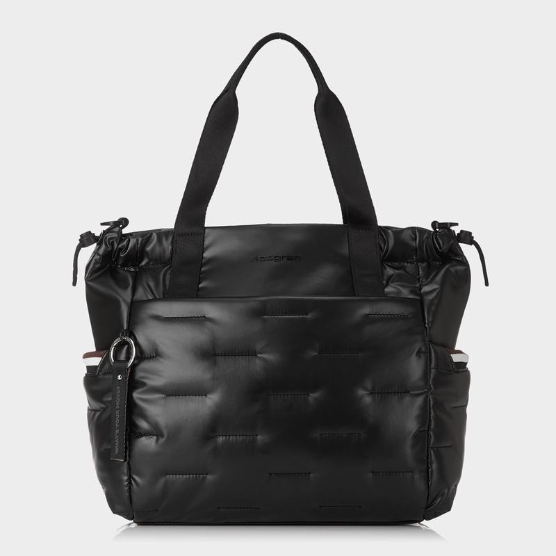 Hedgren Puffer Women's Tote Bags Black | DQL3813TG