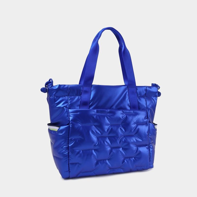 Hedgren Puffer Women's Tote Bags Blue | JXH9815DQ