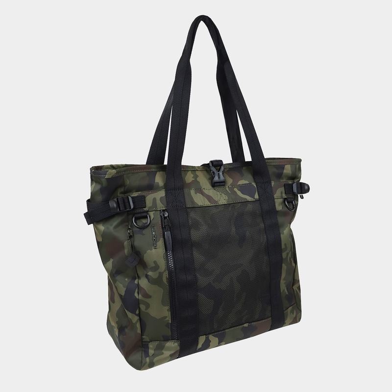 Hedgren Summit Sustainably Made Women's Tote Bags Green Black | CKO78EY