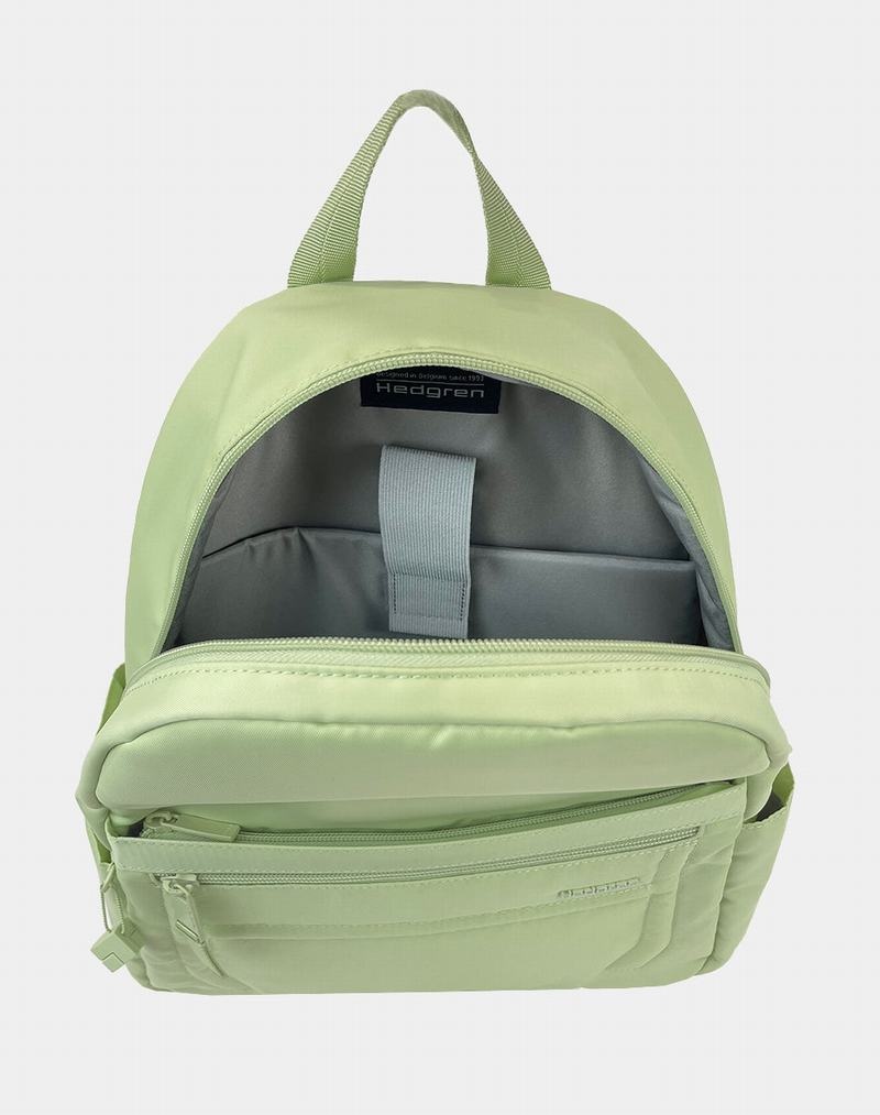 Hedgren Windward Women's Backpacks Light Green | IAS1078CN