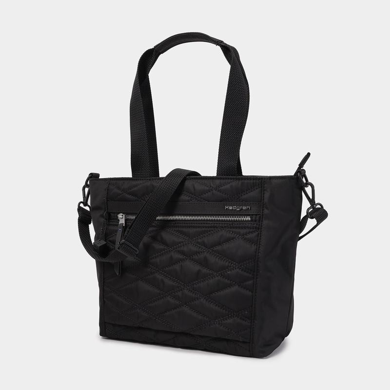 Hedgren Zoe Medium Rfid Women's Tote Bags Black | OHB2182LY